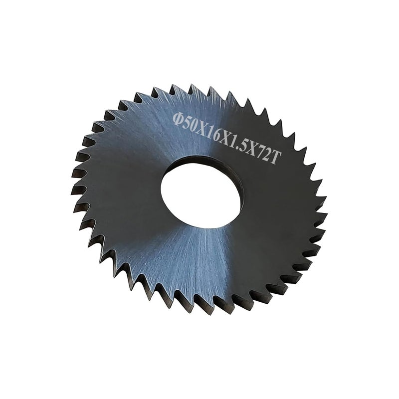 WEXWE Tools Slitting Saw for General-Purpose Slotting and Cut-Off Operations Total Solid Carbide Saw,D50-16-1.5-72T 1PCS - Image 1
